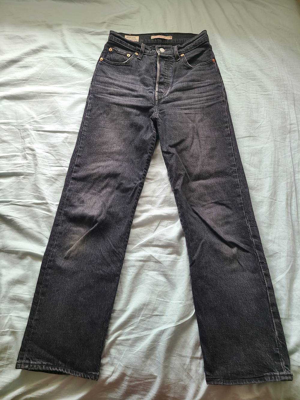 Levi's Ribcage High Rise Straight Cut Jeans